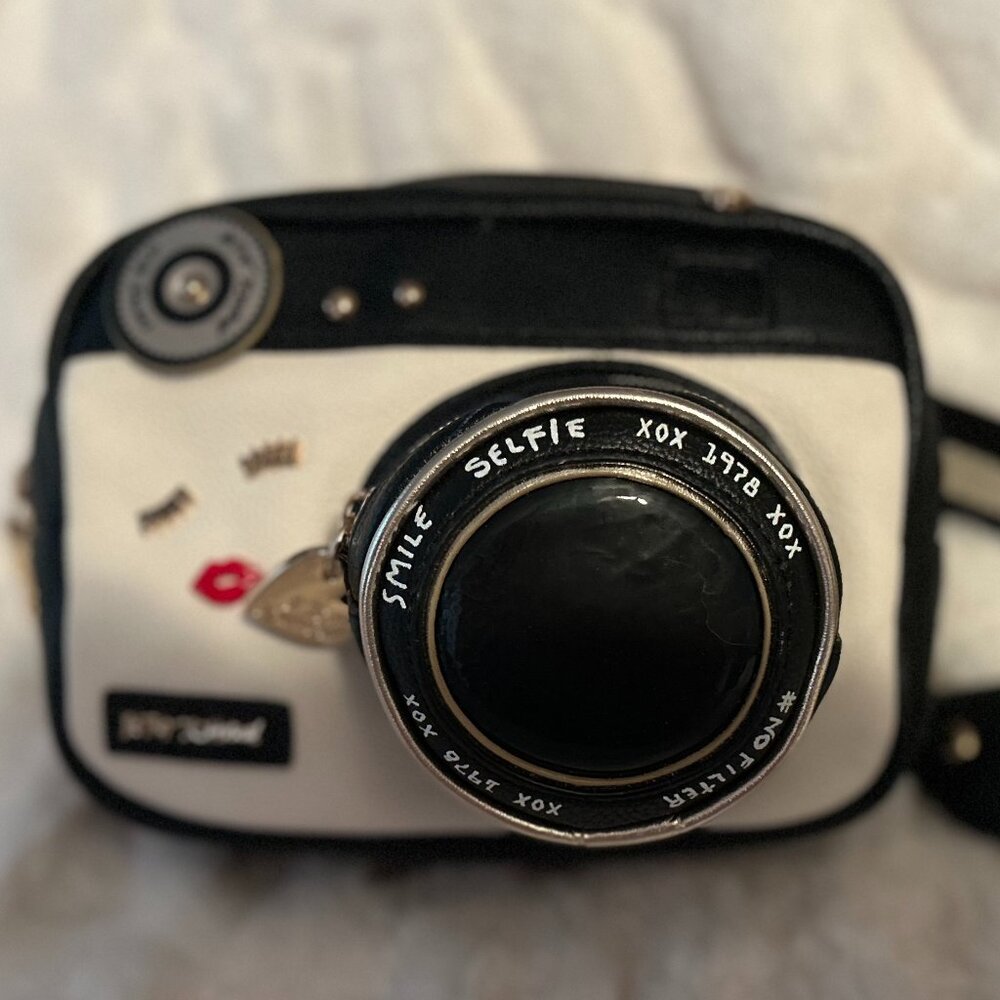 Betsey Johnson Kitsch Camera Crossbody Bag